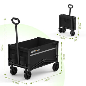 Blomoba collapsible wagon 600D Oxford fabric durability
