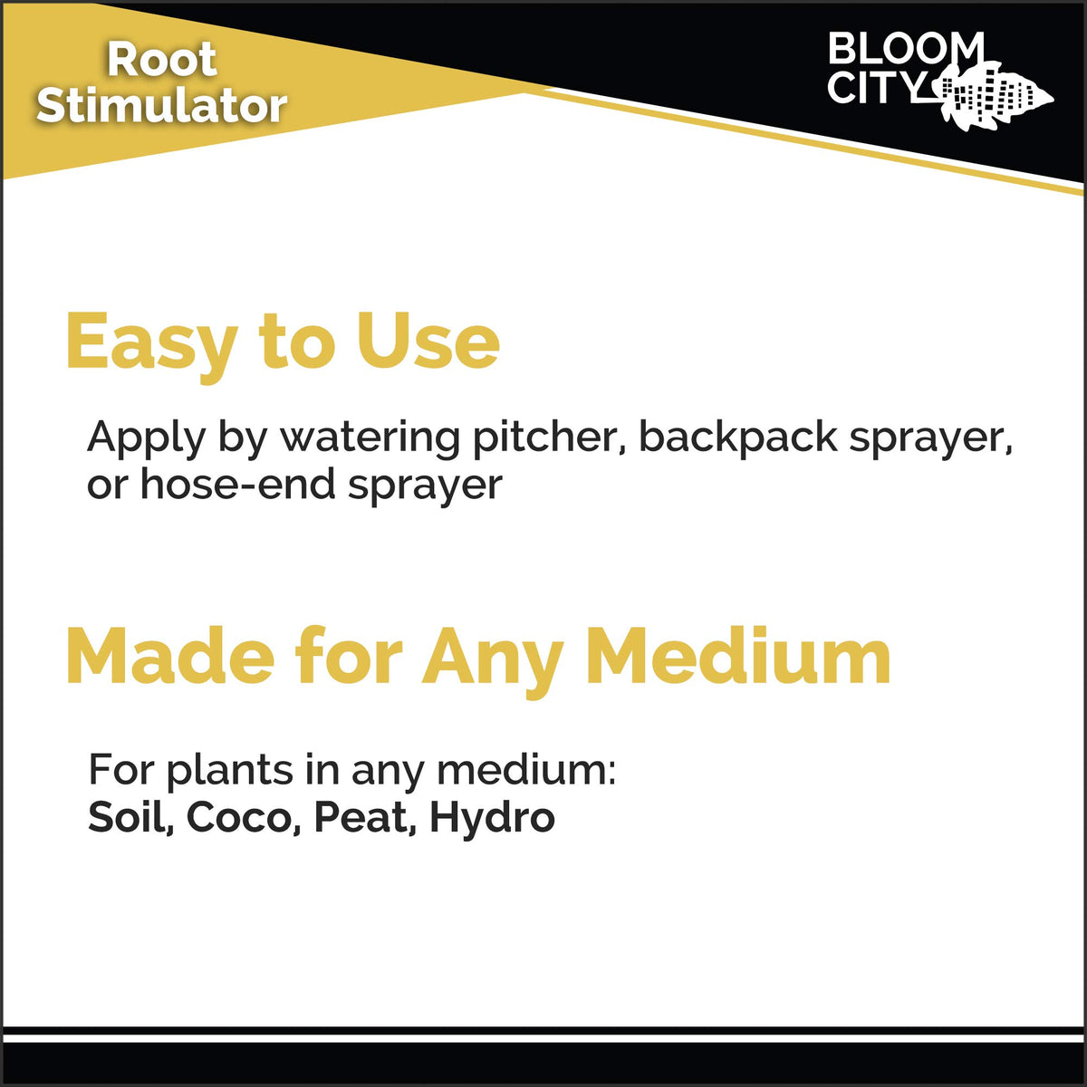 Bloom City product shown for indoor-outdoor use with potted plants.