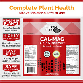 Bloom City Pro Cal-Mag measuring spoon for precise dosing.