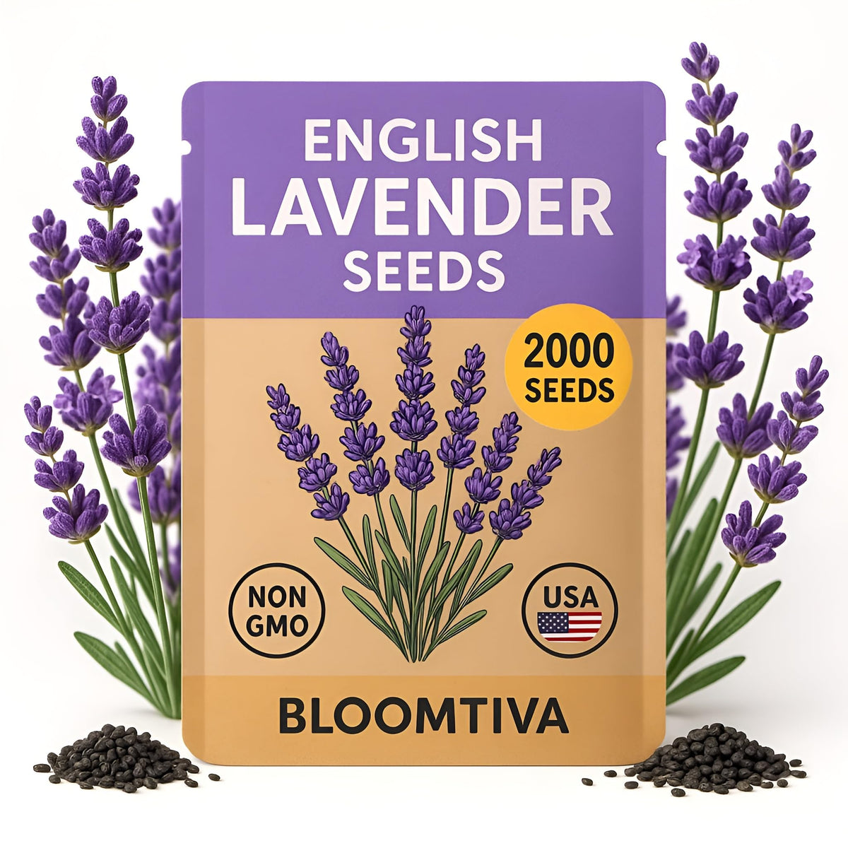 Bloomtiva lavender bloom density and patio border adds elegance and scent
