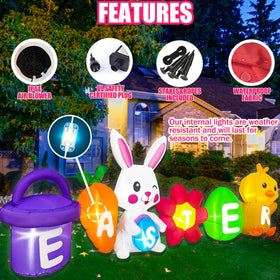 BLOWOUT FUN quick-setup inflatable for speedy spring celebrations outdoors.