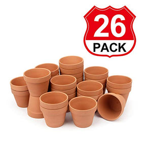 BLQH terracotta pot side view highlighting drainage holes for healthy soil
