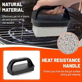 BLTTOPU pumice grill stone cleans stubborn stains on flat top