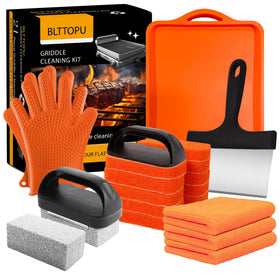 BLTTOPU silicone spatula mat keeps hot tools safe on the grill