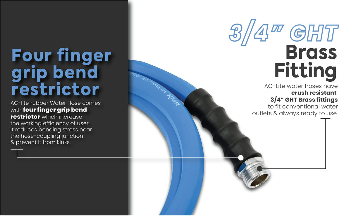 BLUBIRD AG-LITE BSAL3406 temperature-ready hose for hot and cold water tasks
