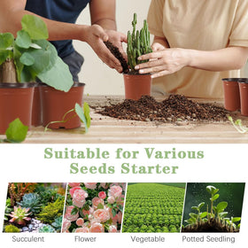 Bluckincle bulk pack of 100 pots for various greening projects.