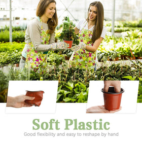 Bluckincle indoor-outdoor plant pots suited for succulents and herbs.