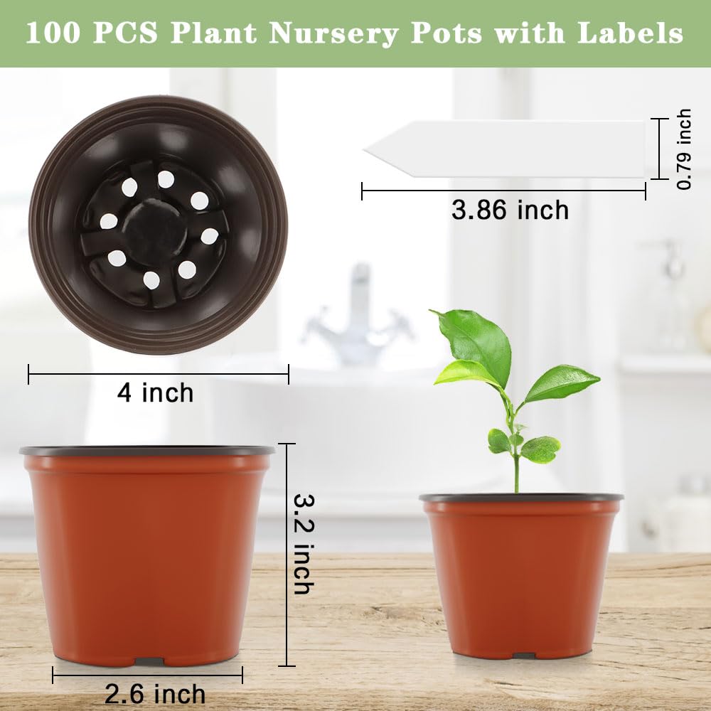 Bluckincle stackable pots with a top rim for space-saving storage.