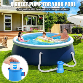 BluClear water flow from the pump demonstrating improved circulation