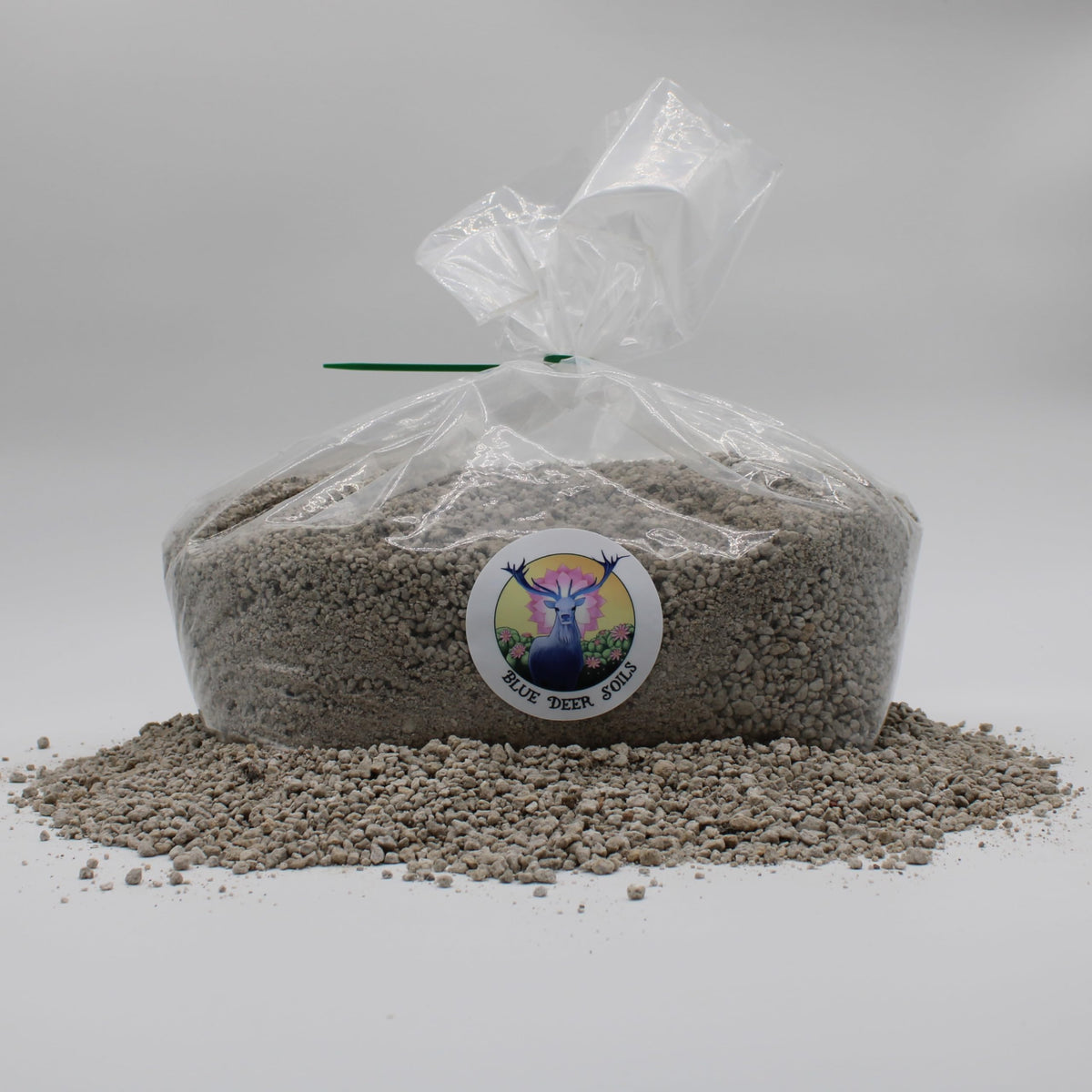 Blue Deer Soils pumice 8 dry quarts in fine grit; lightweight, porous soil aid for bonsai.