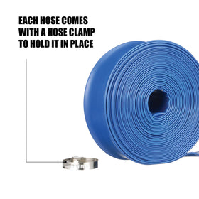 Blue Devil reinforced vinyl 22mil construction for durable, long-lasting backwash use.