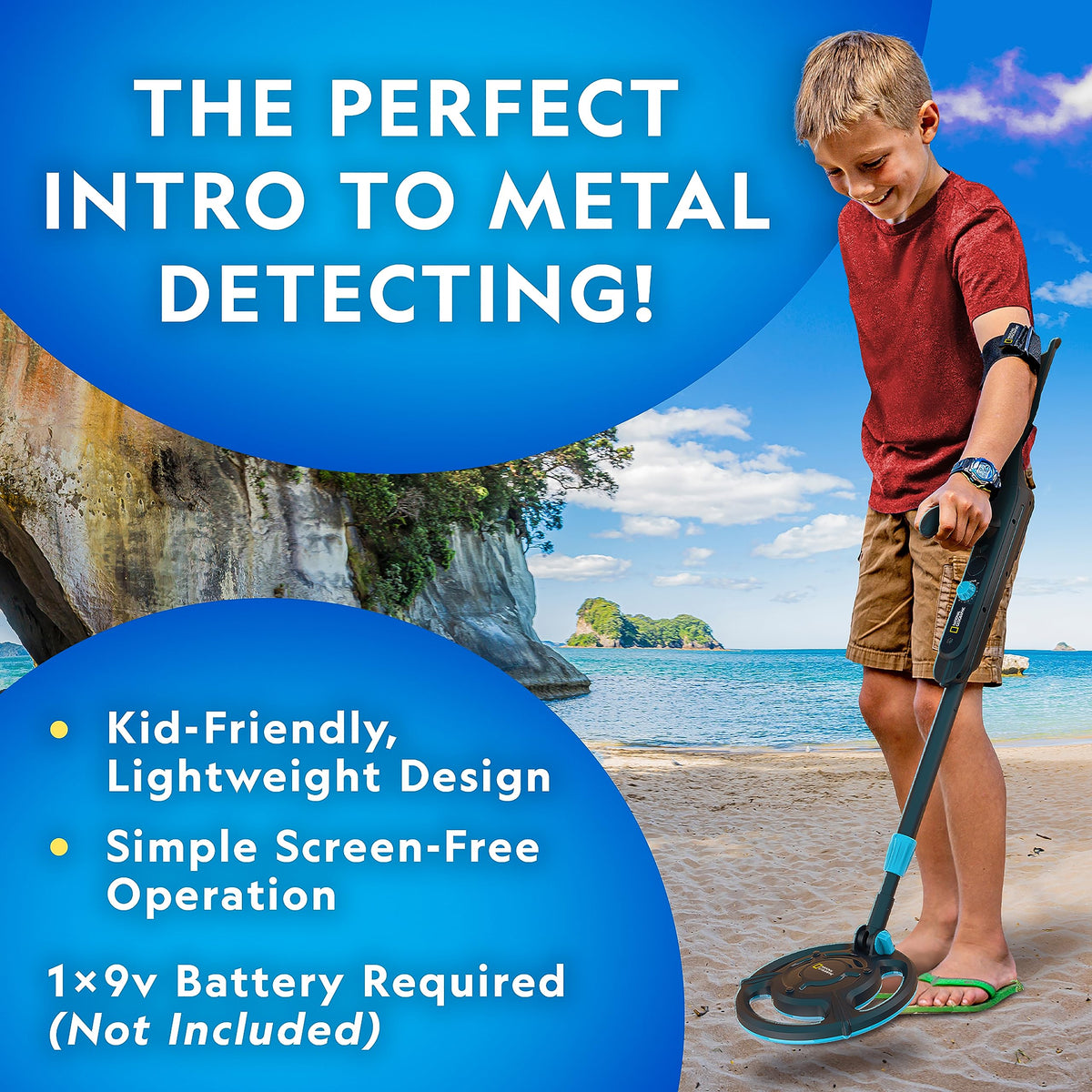 Blue Marble kids detector trowel for quick digging