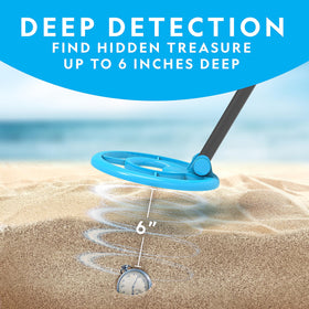 Blue Marble National Geographic Kids Metal Detector three modes for versatile scanning