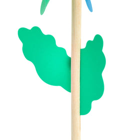 Blue Panda pinwheels add color indoors or outdoors for celebrations.
