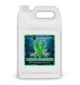 Blue Planet Nutrients liquid kelp bottle pour for easy garden feeding