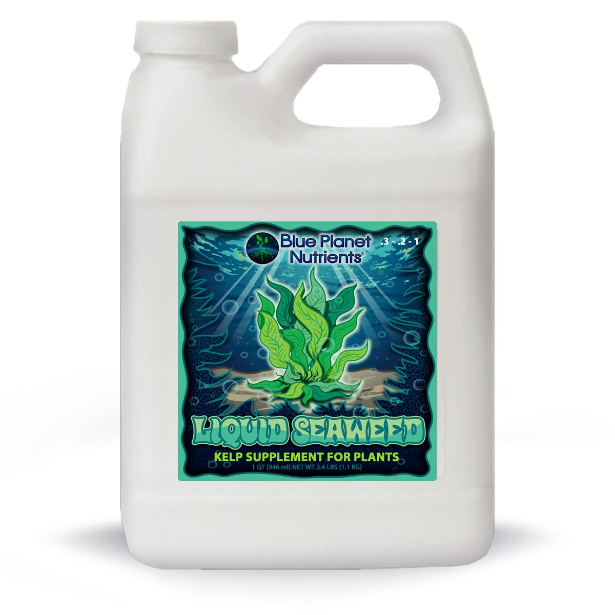Blue Planet Nutrients Liquid Kelp bottle for robust roots