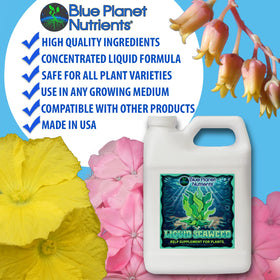 Blue Planet Nutrients reservoir-additive mixes easily in hydroponics and soil