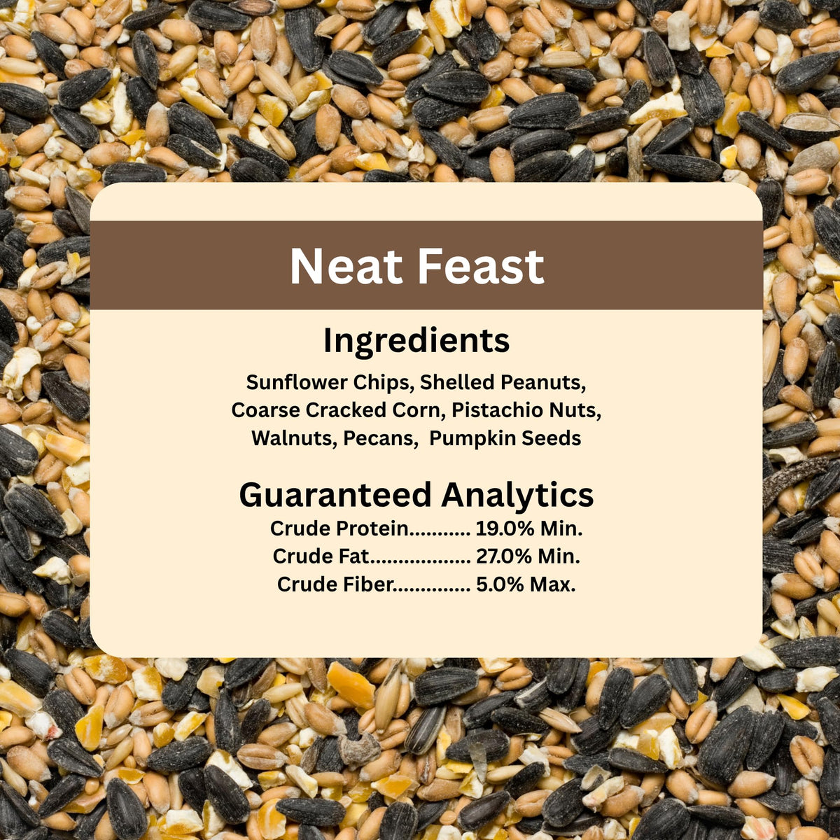 Blue Seal Neat Feast shell-free mix ready for outdoor feeders