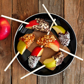 BLUE TOP bamboo skewers eco-friendly natural bamboo material.