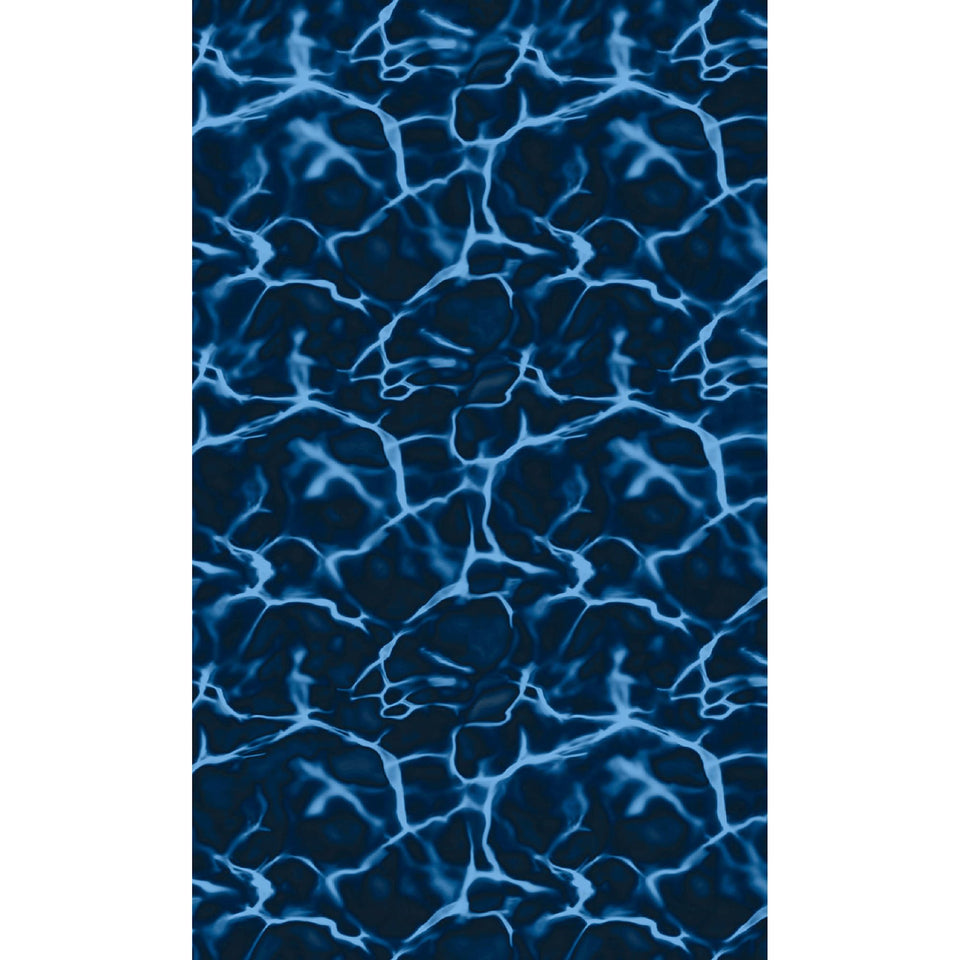 Blue Wave Evening Bay overlap liner for round pools with shimmering water effect