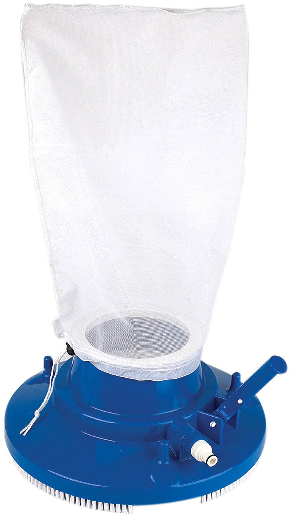 Blue Wave Leaf Bagger includes handle adapter for easy setup.