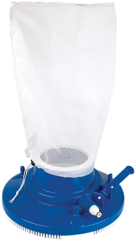 Blue Wave Leaf Bagger includes handle adapter for easy setup.