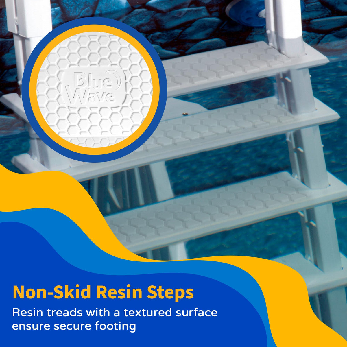 Blue Wave NE1175 deep non-skid treads provide secure grip