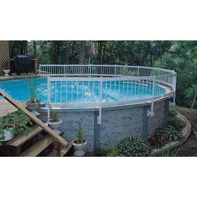 Blue Wave weather-resistant vinyl fence lasts under sun and weather.