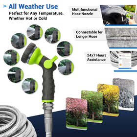 BlueBala lightweight yet heavy-duty hose reduces strain during daily watering.