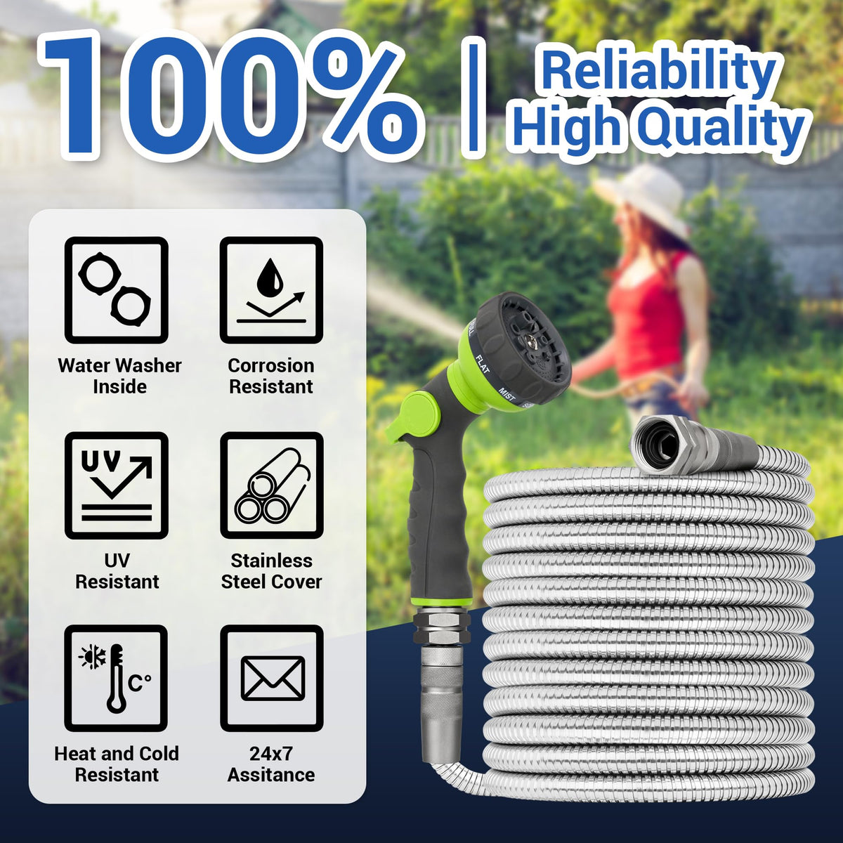 BlueBala puncture-resistant outer shell withstands rough terrain and garden use.