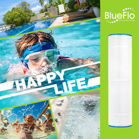 BLUEFLO center core allows easy cleaning by gentle hose rinse