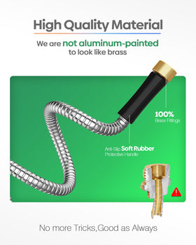 BlueGarden 30 ft hose includes nozzle for targeted watering