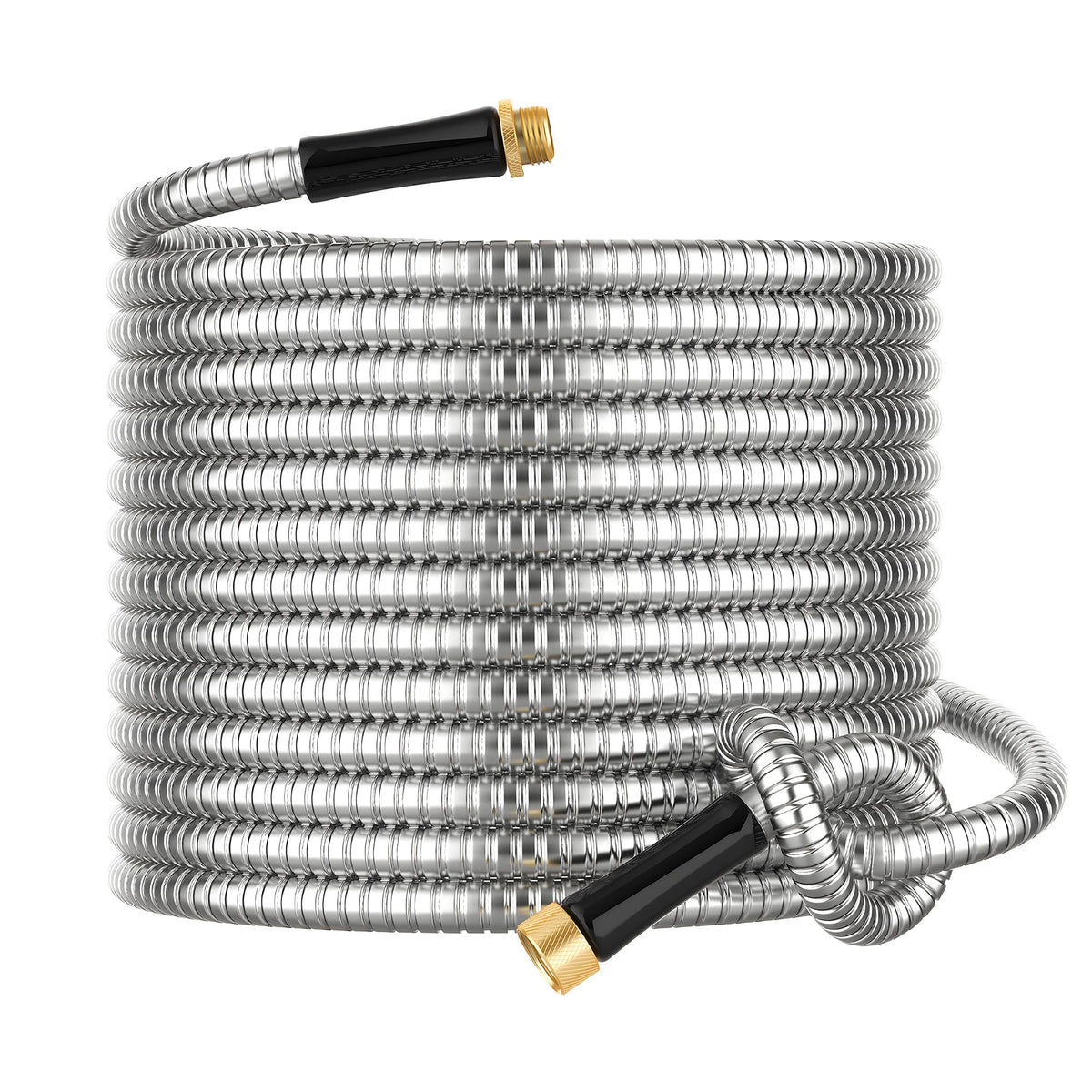 BlueGarden metal hose 20 ft connector for durable, leak free water delivery