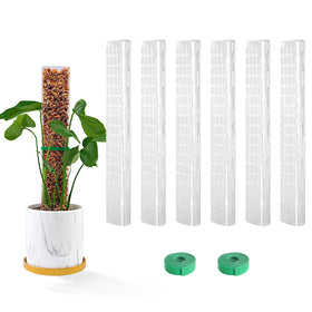 Bluepro 15-inch moss pole with flat surface supports Monstera growth.