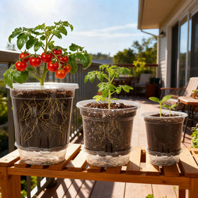 Bluepro durable, reusable pots for indoor and outdoor use.