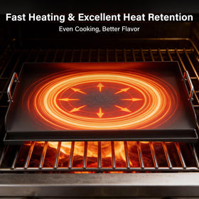 BLUES GRILL PARTS 23 lb cast iron construction emphasizing durability and heat retention