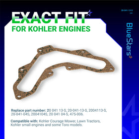 BlueStars compatibility guide with Kohler Courage models printed on packaging