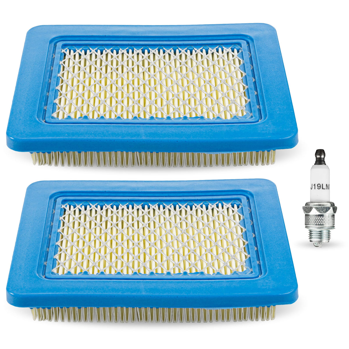 BlueStars 491588S air filter improving mower airflow for smoother operation