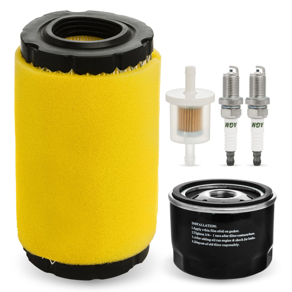 BlueStars air filter front view protects the engine by reducing dust for smoother operation