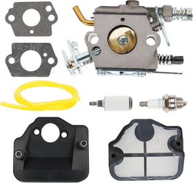 BlueStars carburetor front view showing PP4620AVX compatibility for Husqvarna saws