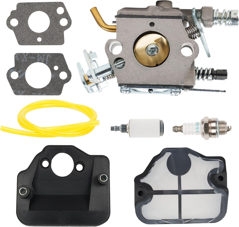 BlueStars carburetor front view showing PP4620AVX compatibility for Husqvarna saws