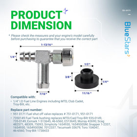 BlueStars clamp kit for firm, tidy hose connections