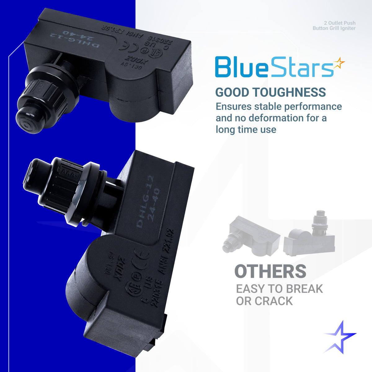 BlueStars DHLG-12 AAA battery slot required for operation