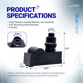 BlueStars DHLG-12 ABS plastic body resists heat and corrosion