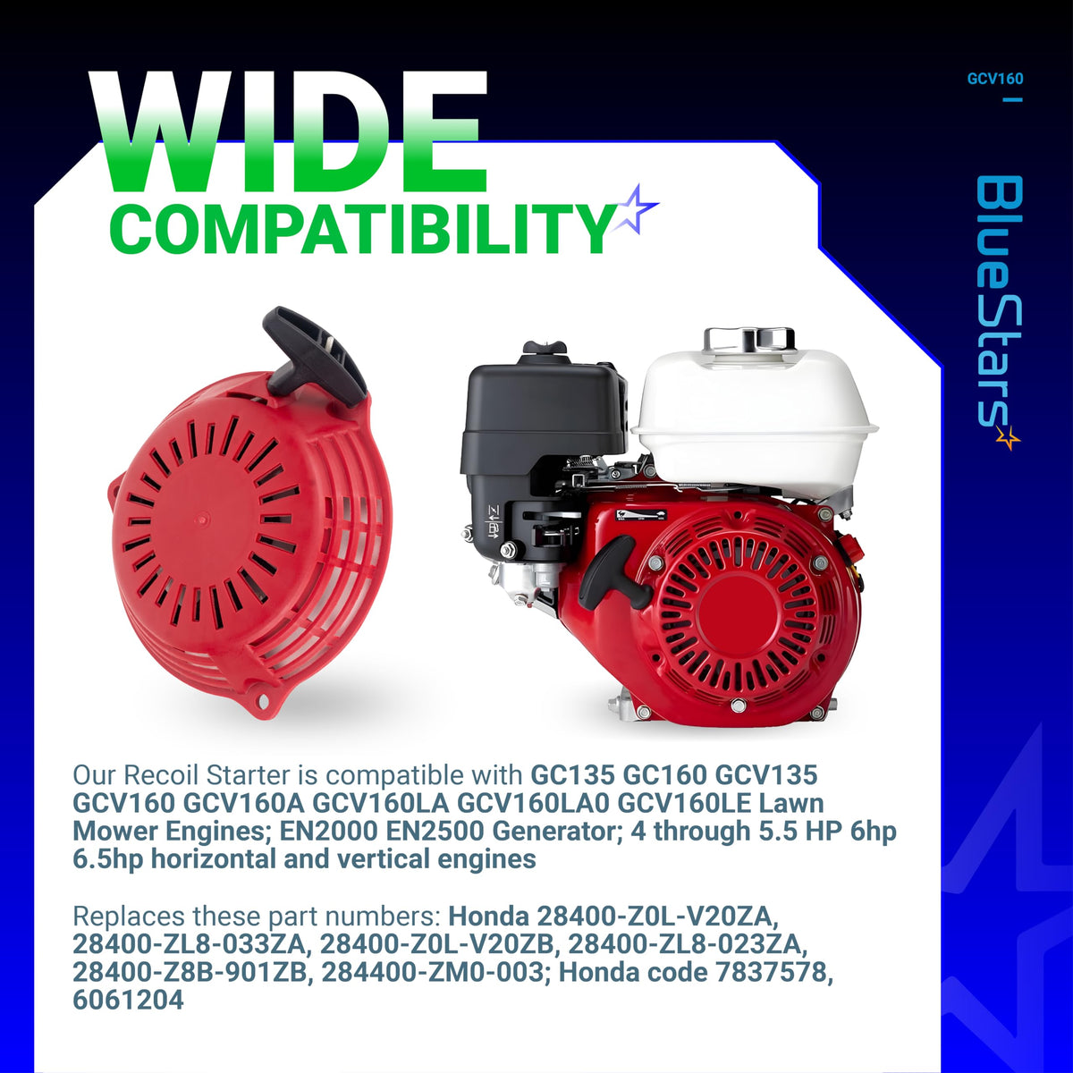BlueStars durable ABS plastic housing for long-lasting use