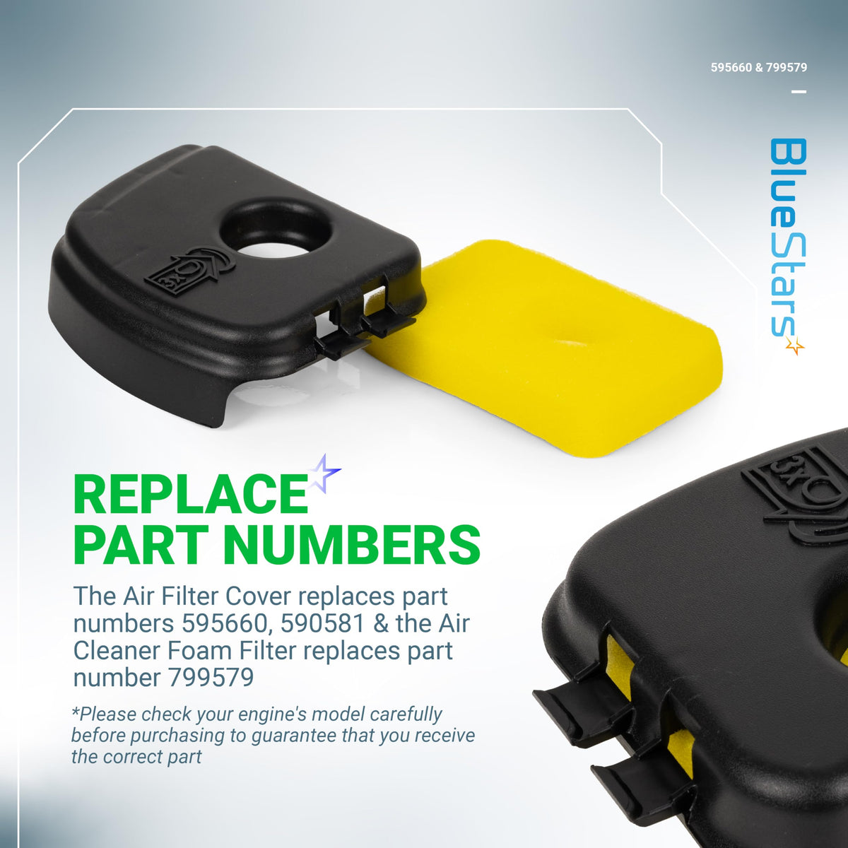 BlueStars durable cover image emphasizes weather-resistant shell.