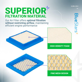 BlueStars fuel filter ensures clean fuel flow to the engine.