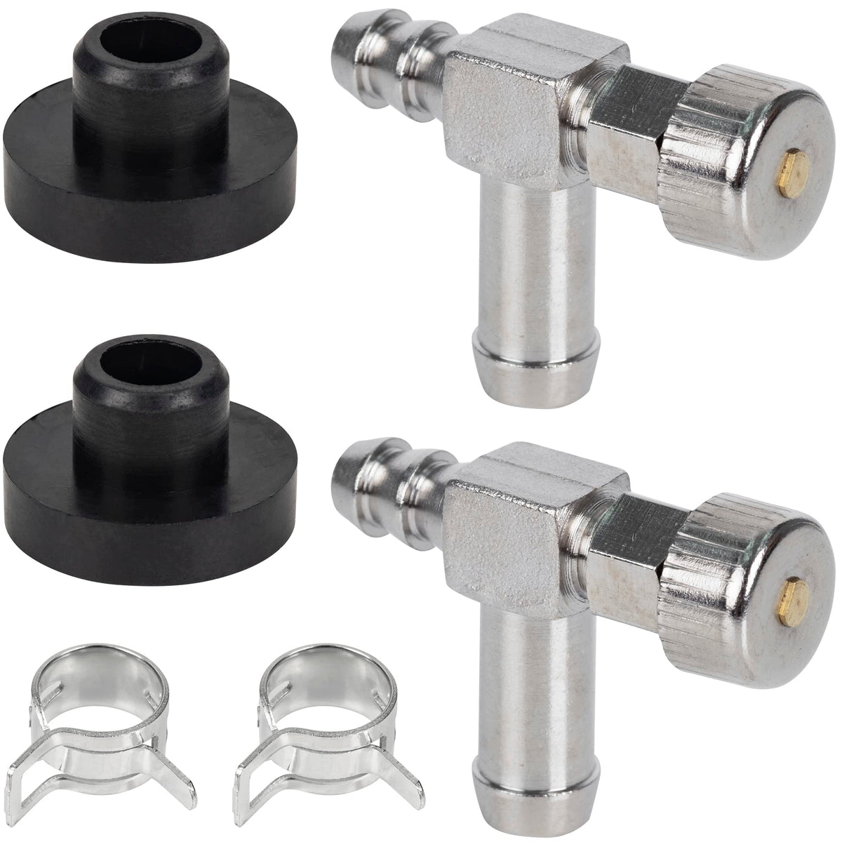 BlueStars fuel shut-off valve assembly for secure fuel control on lawn equipment