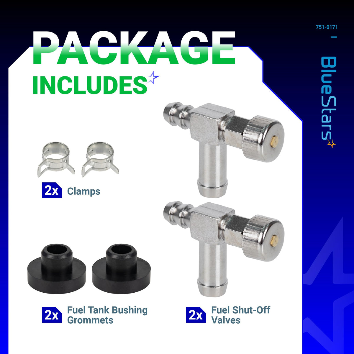 BlueStars fuel tank bushing grommet ensuring a tight seal and leak prevention