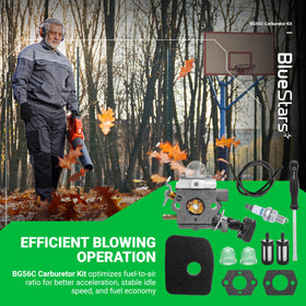 BlueStars gasket pack provides tight seals for consistent operation.